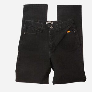 Lee Black Straight Leg Jeans | Size 10M | High Rise | Classic Denim